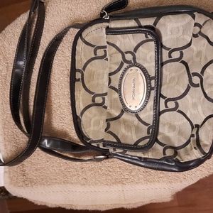 Purse black and gray